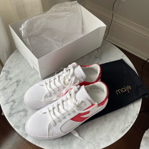 Maje white sneakers - 37 - Picture 7 of 9